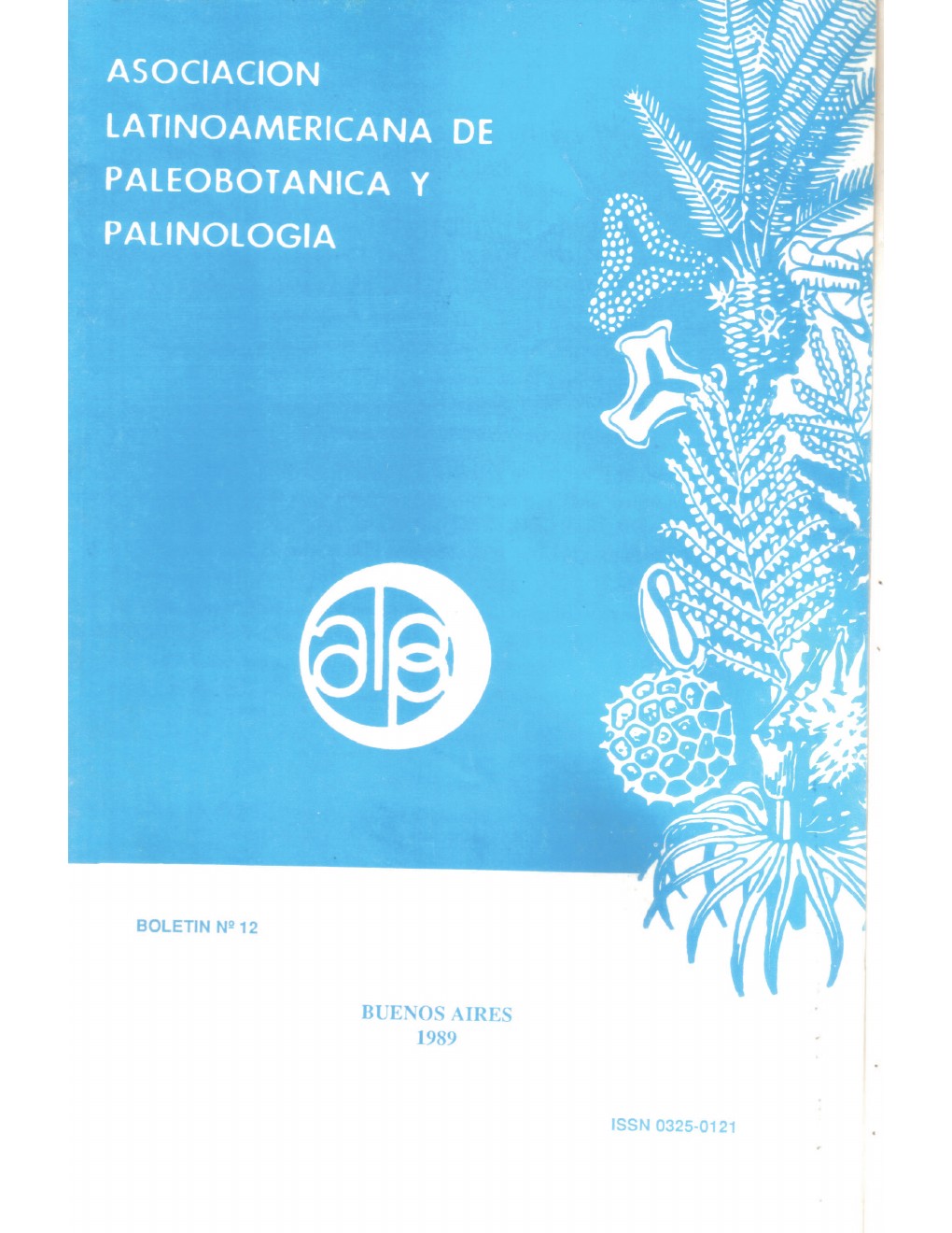 Portada del Boletín de la ALPP, Vol. 12 Núm. 12 (1989)