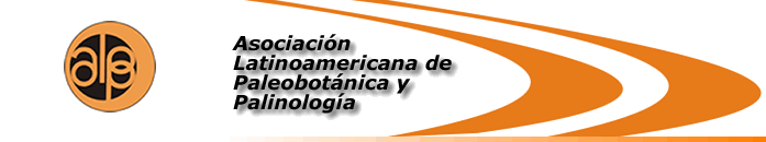 Logotipo de la Asociación Latinoamericana de Paleobotánica y Palinología (ALPP)